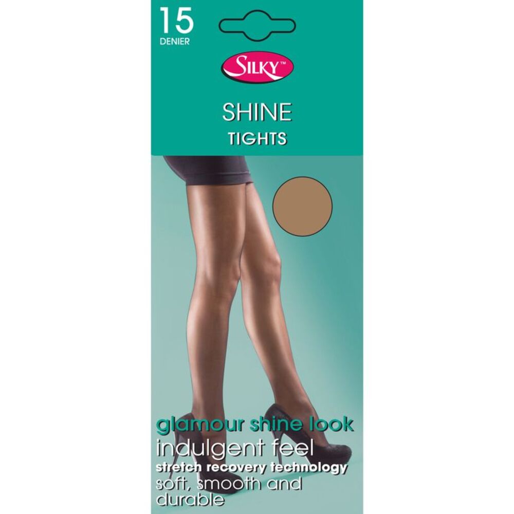 Silky Womens/Ladies Shine Tights (1 Pair) / Nude